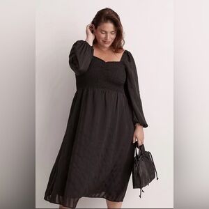 Madewell Lucie Sweetheart Midi Dress